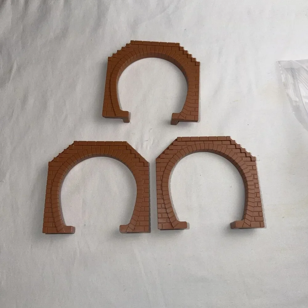 Replacement Brown Brick Tunnel Portals Train Track Sets Thomas Friends VTG